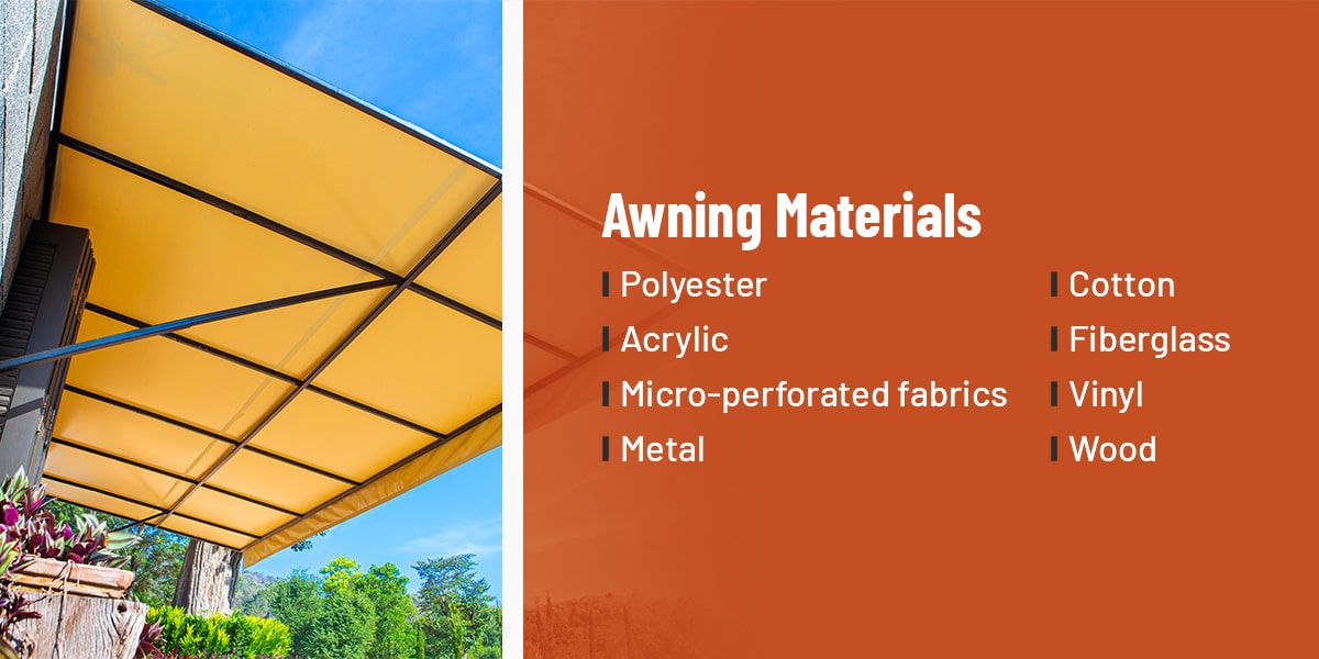 Awning Materials