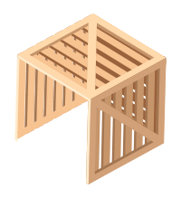 pallet pergola icon