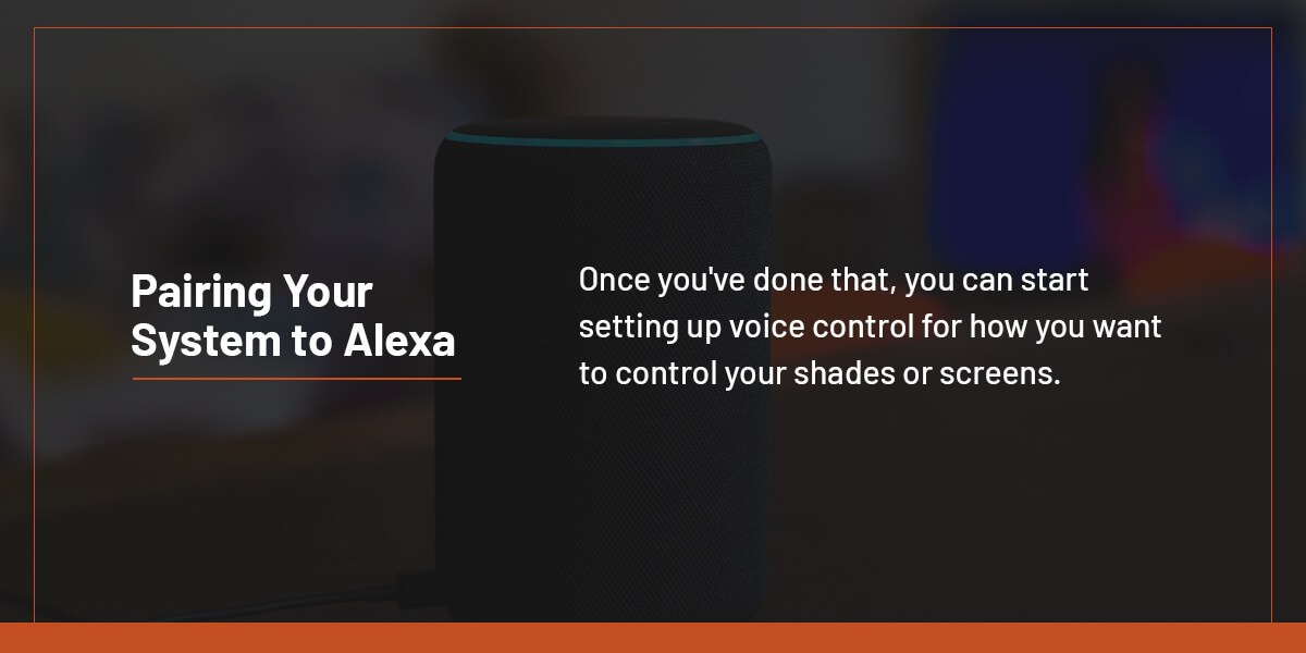 Pairing Your System to Alexa