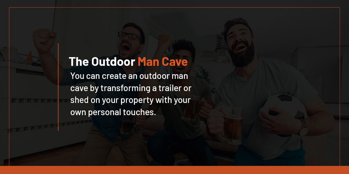 outdoor man cave