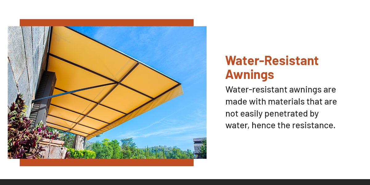 Water-Resistant Awnings