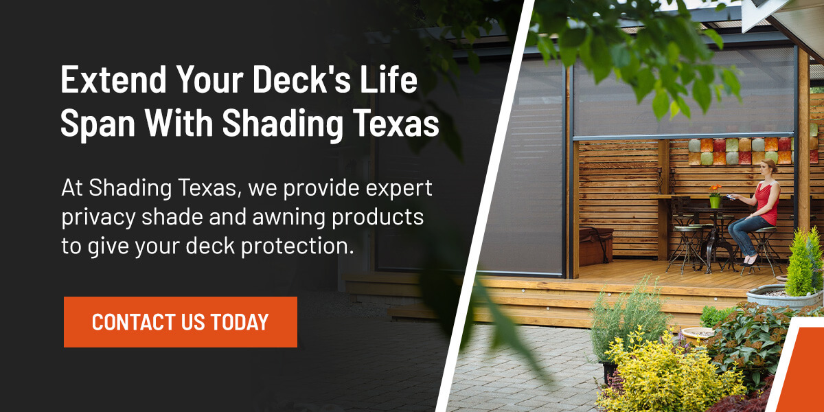 Extend Your Deck's Life Span With Shading Texas