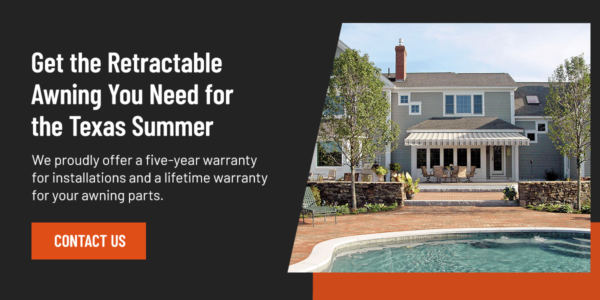 Get the Retractable Awning You Need for the Texas Summer